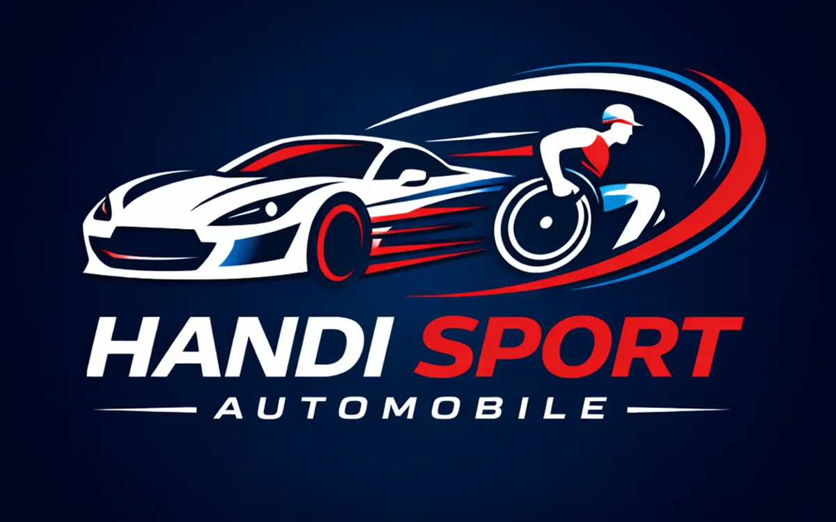 Logo de l’Association Handisport Automobile – accès à l’expérience automobile adaptée